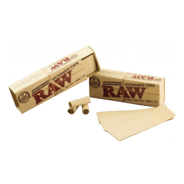 RAW PERFORATED GUMMED TIPS