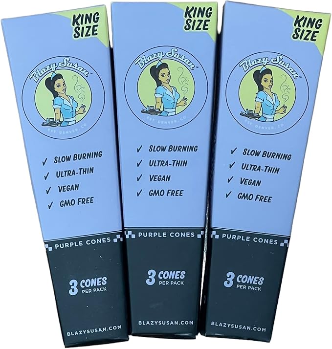 BLAZY SUSAN MORADO CONES KING SIZE 3pz