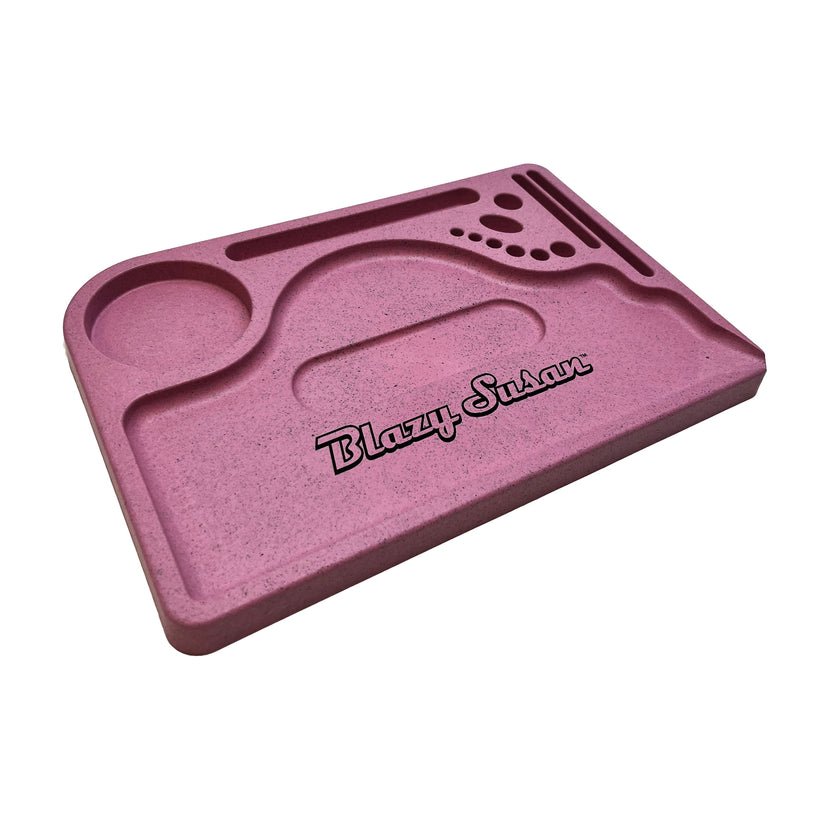 BLAZY SUSAN CHAROLA DE HEMP ROSA*