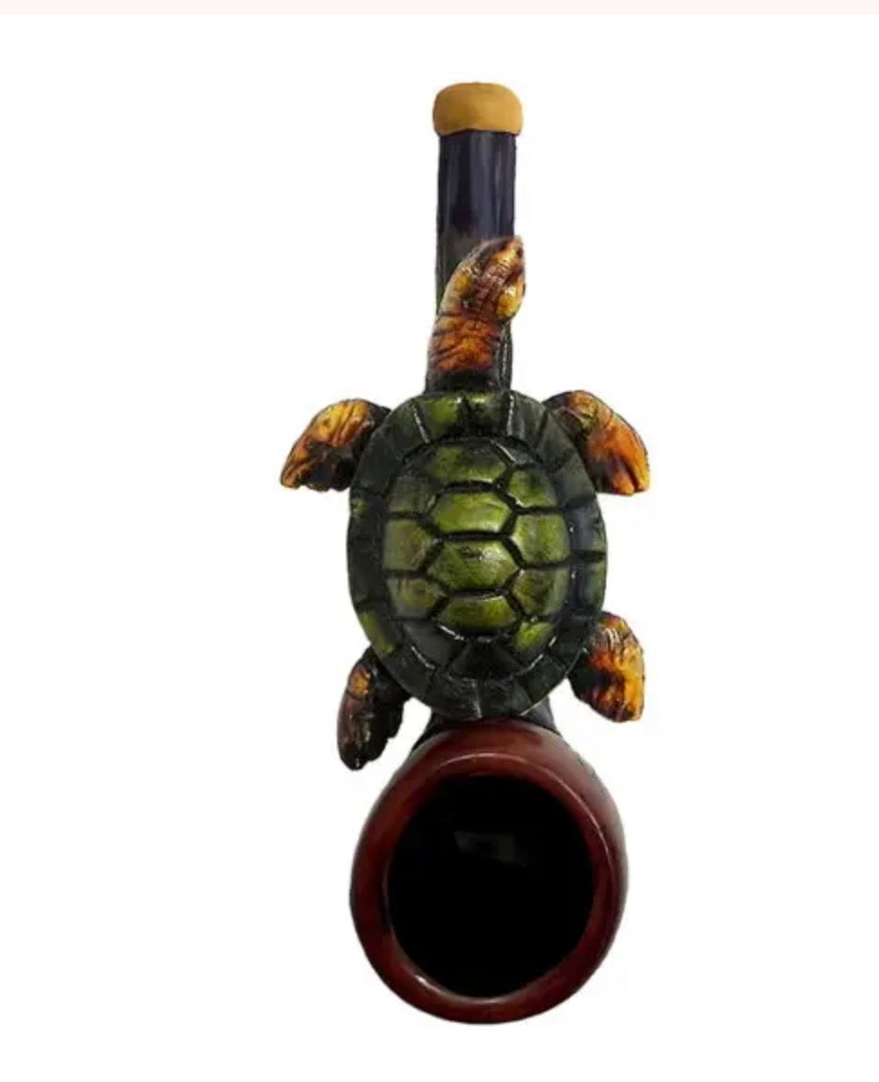 HAND CRAFTED MINI PIPE - SEA TURTLE