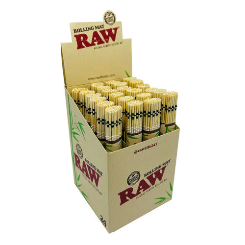 RAW BAMBOO ROLLING MAT 24/BOX