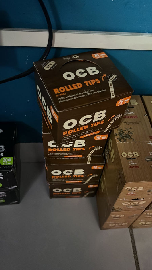 OCB VIRGIN PRE ROLADOS CON 20 CARTON