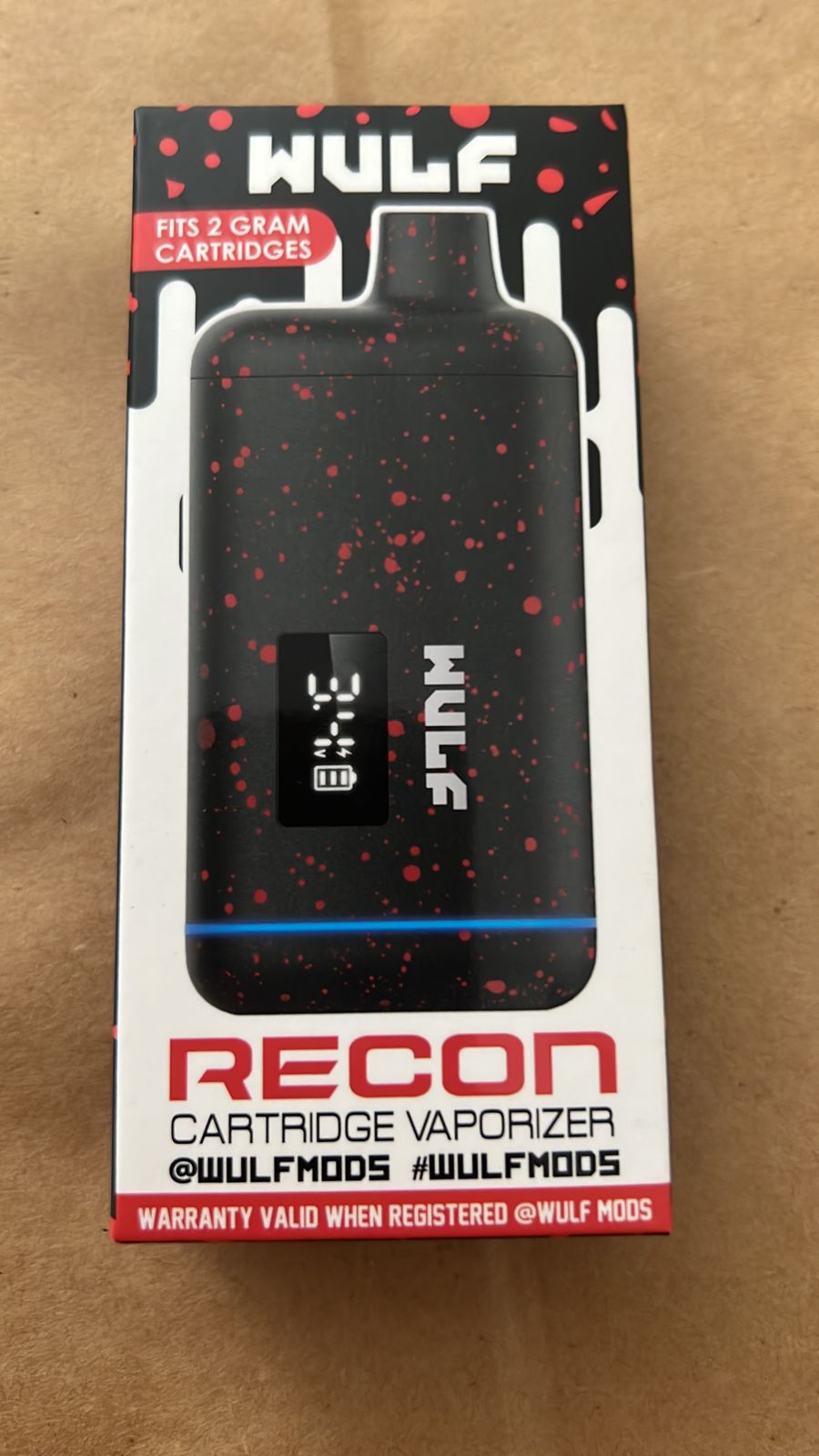WULF RECON NEGRO CON PUNTOS ROJOS