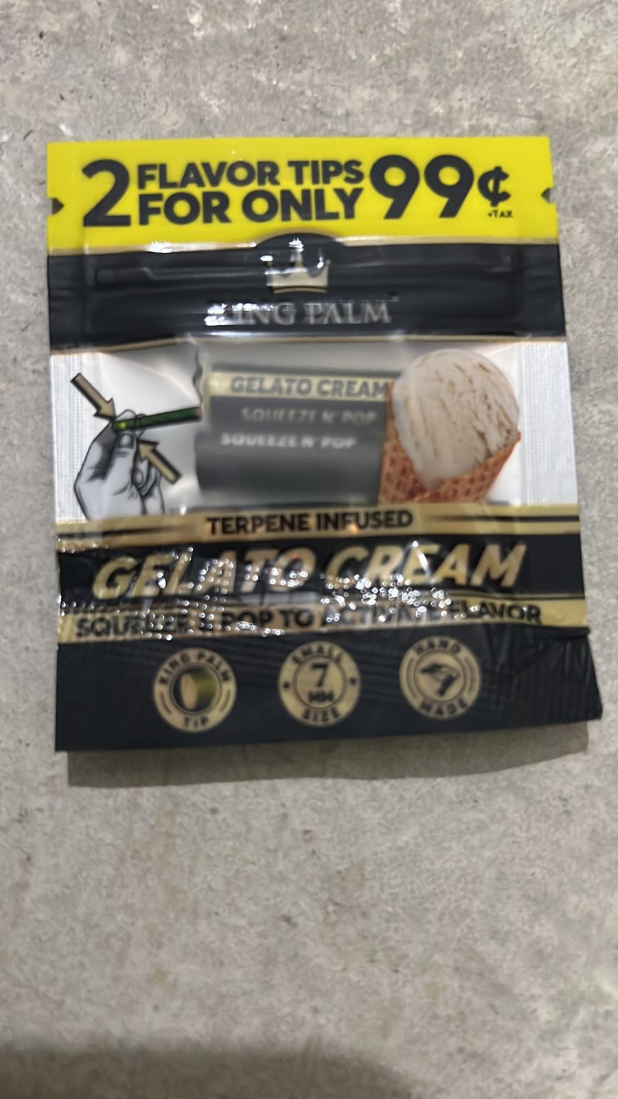 KING PALM TIPS GELATO CREAM