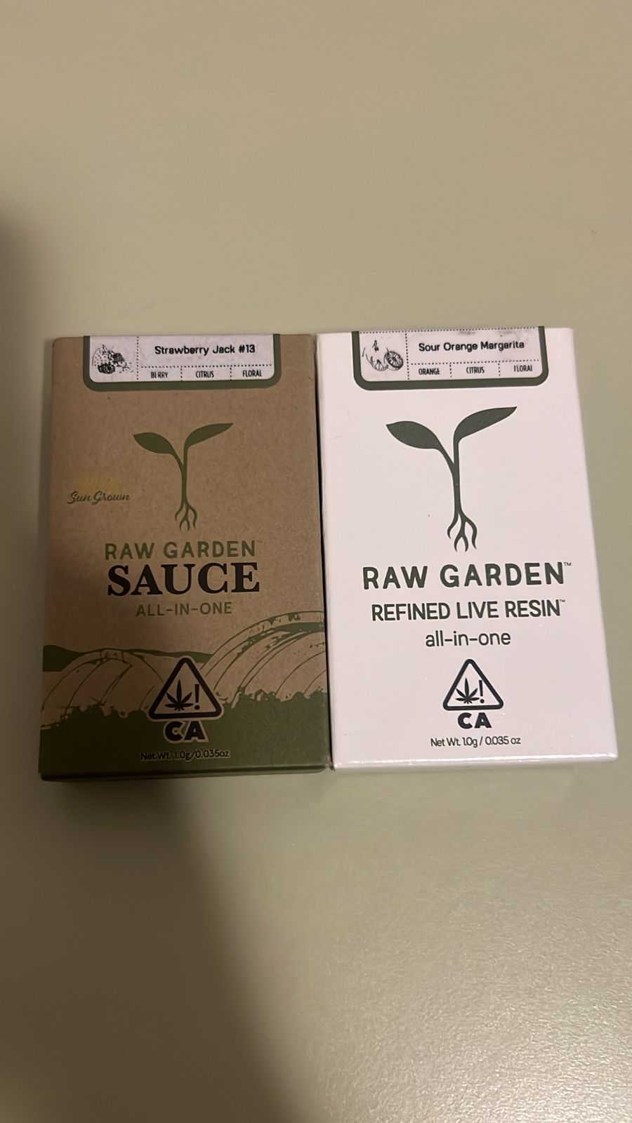 RAW GARDEN SAUCE / LIVE RESIN