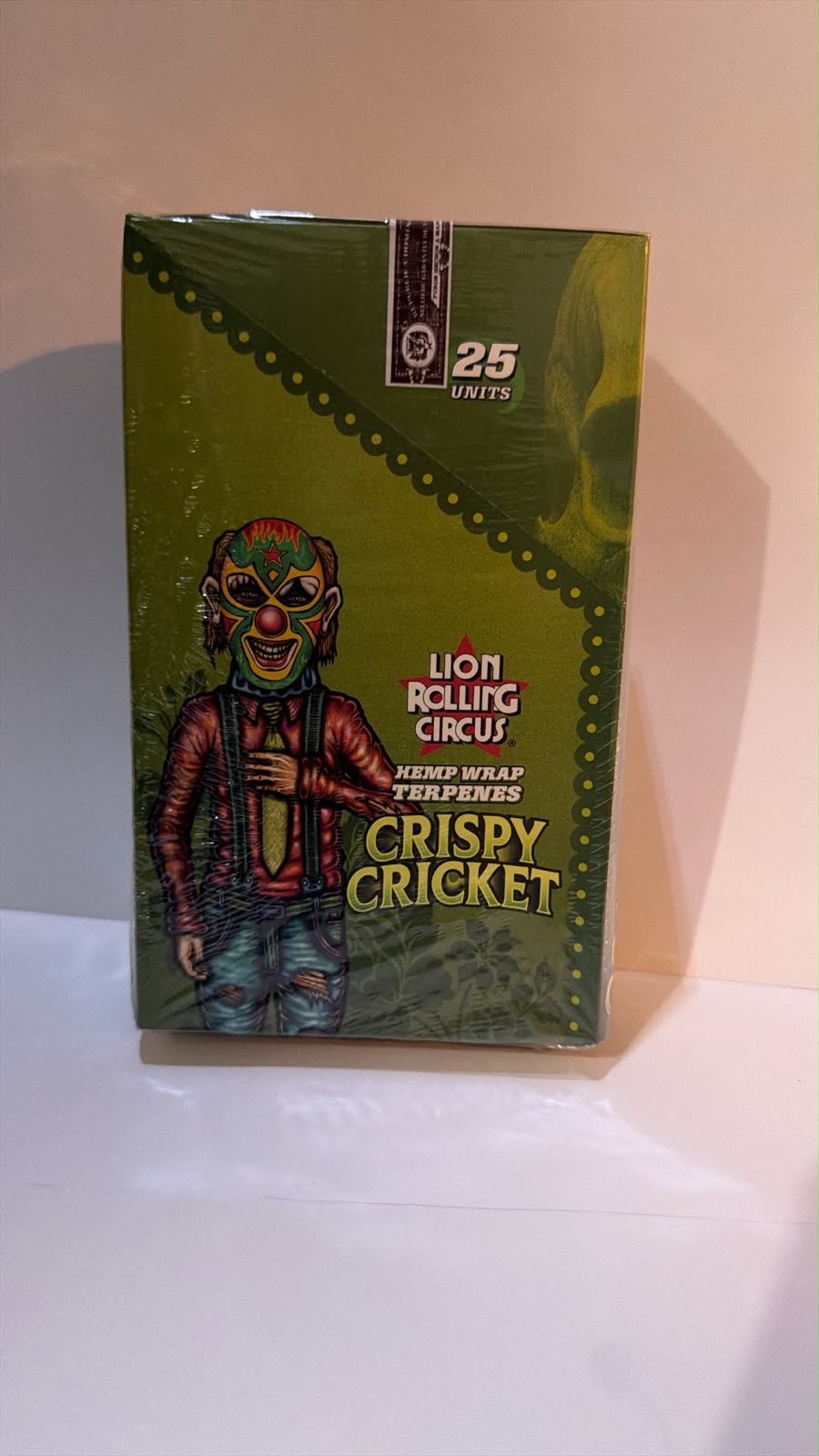 LION ROLLLING CIRCUS HEMP WRAPS TERPENES CRISPY CRICKET