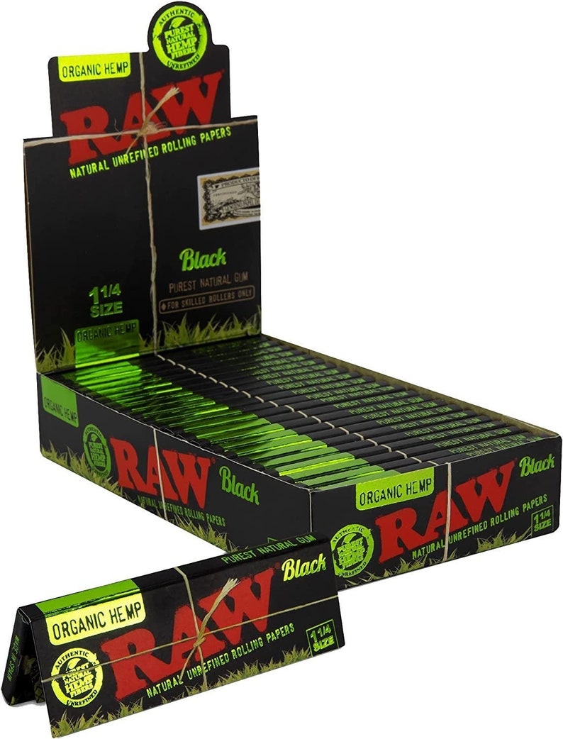 RAW ORGANIC HEMP BLACK 11/4