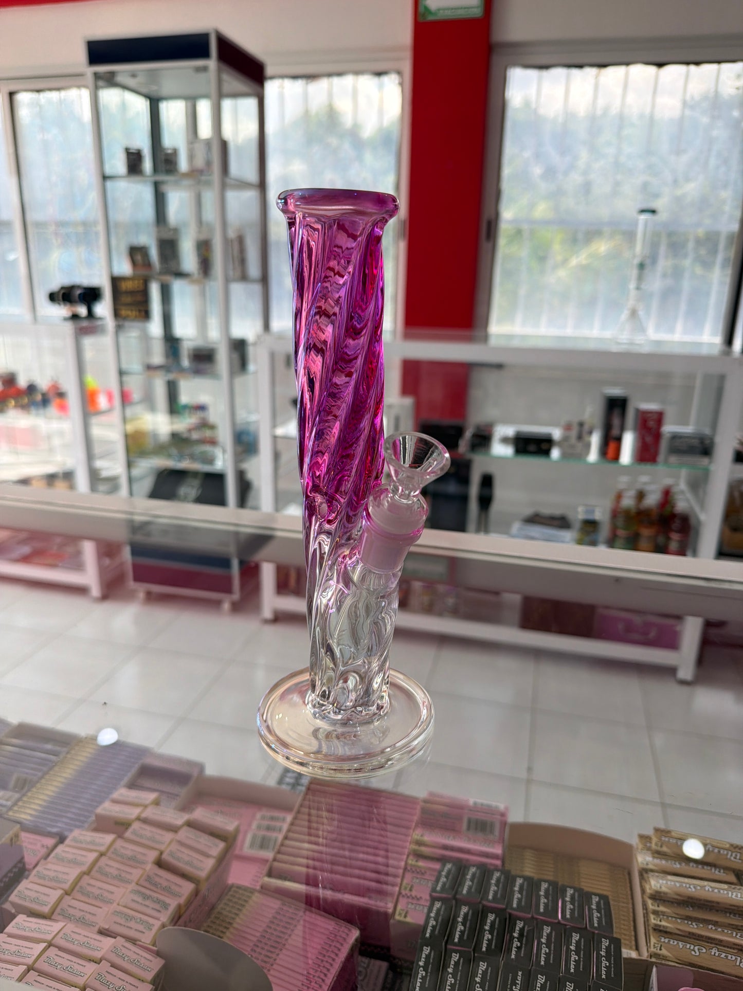 WATER PIPE 10 INCH TWISTED STRAIGHT