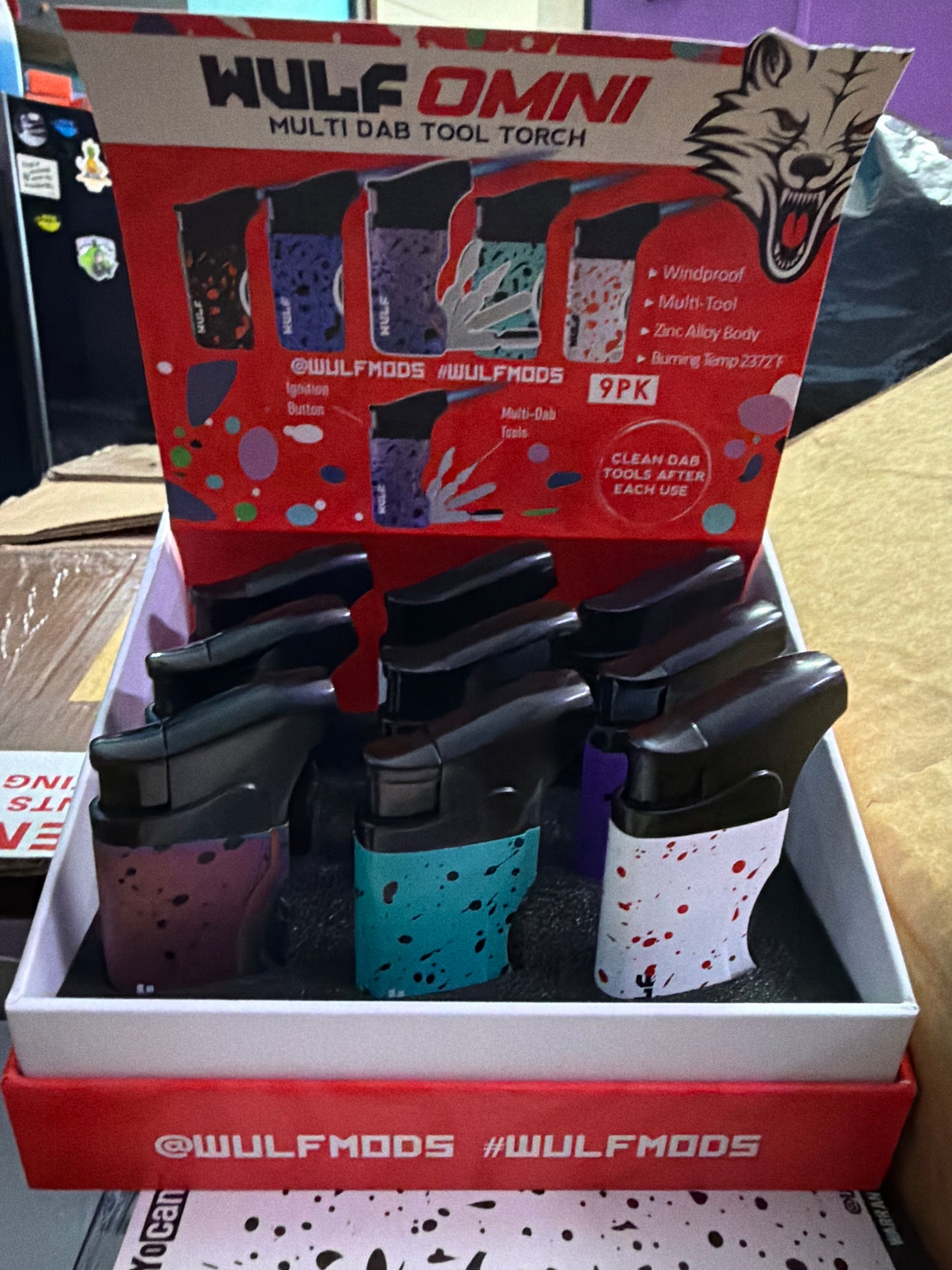 Wulf Omni Dab Toll Torch 9pk Display