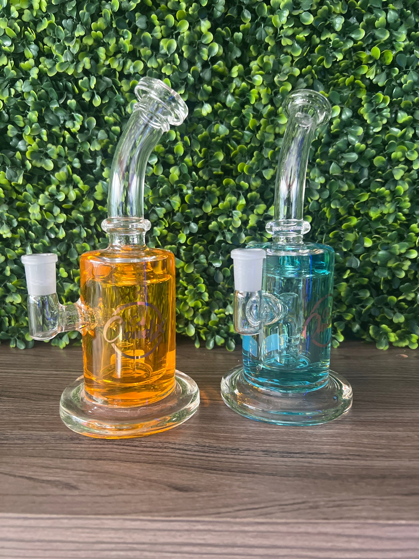 8"COLOR LIQUID ROUND WATERPIPE