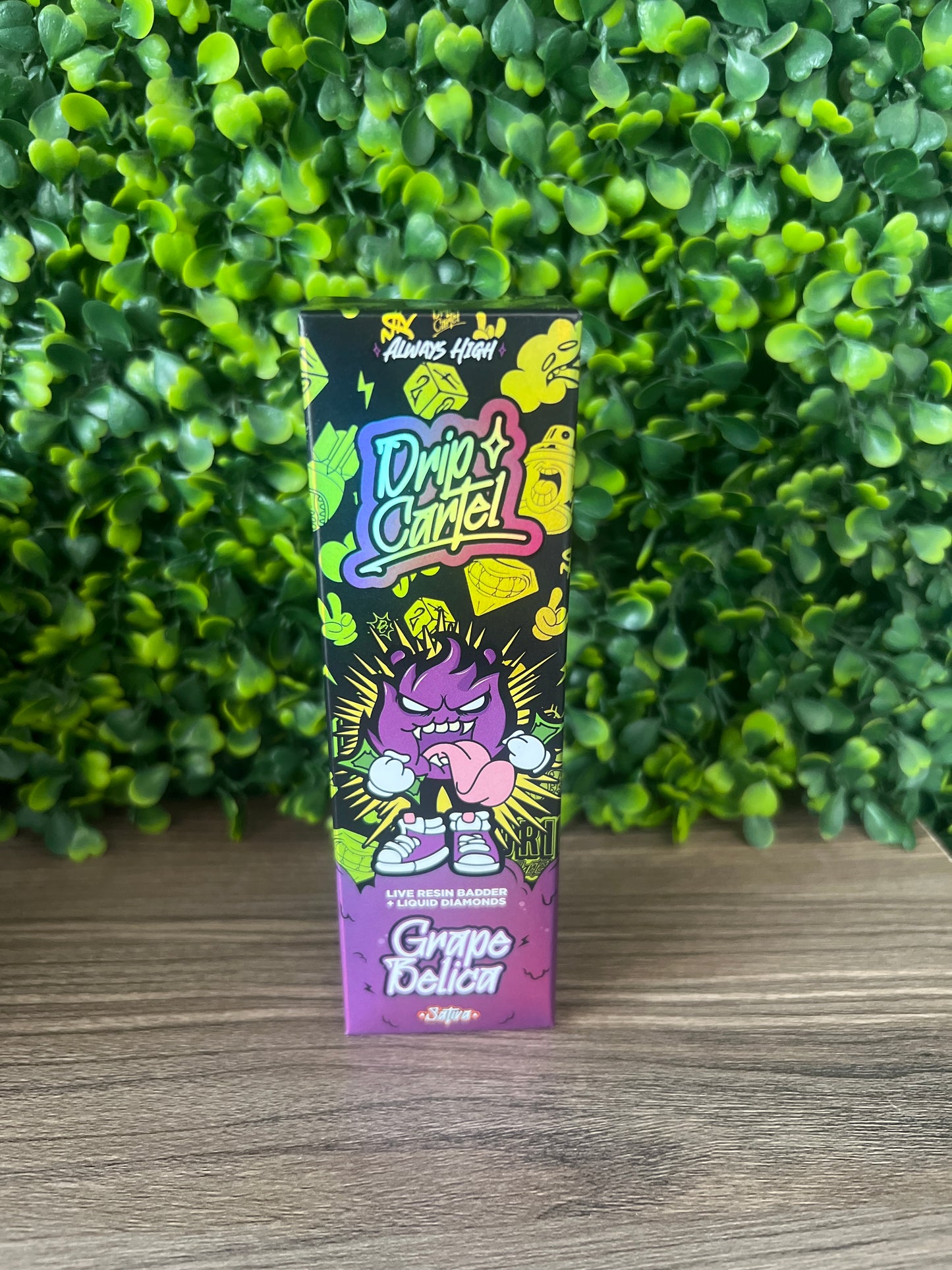 DRIP CARTEL - DESECHABLE 1.1G (SATIVA) LIQUID DIAMONDS - GRAPE BELICA