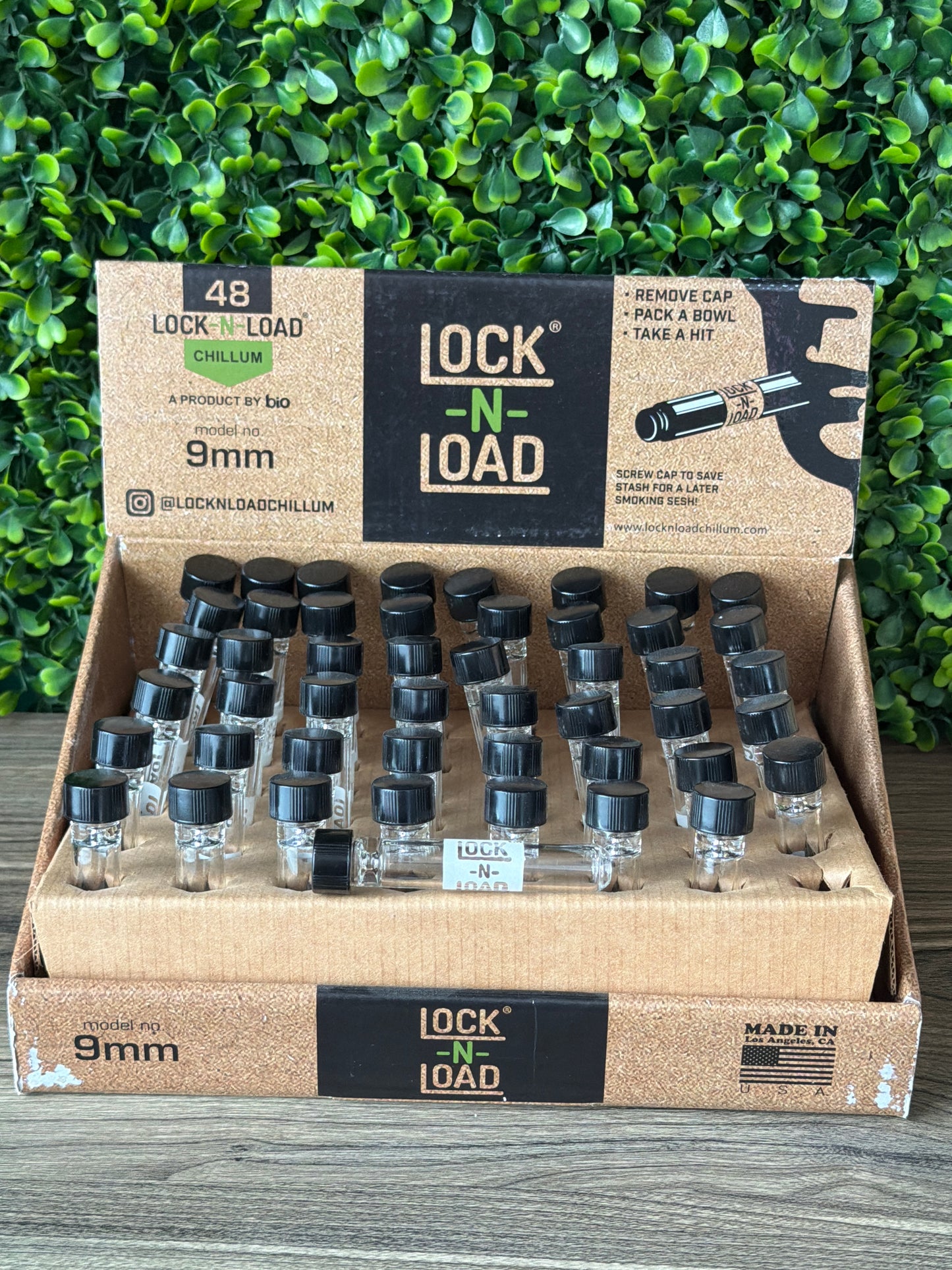 LOCK N LOAD 9MM CHILLUM 48PK