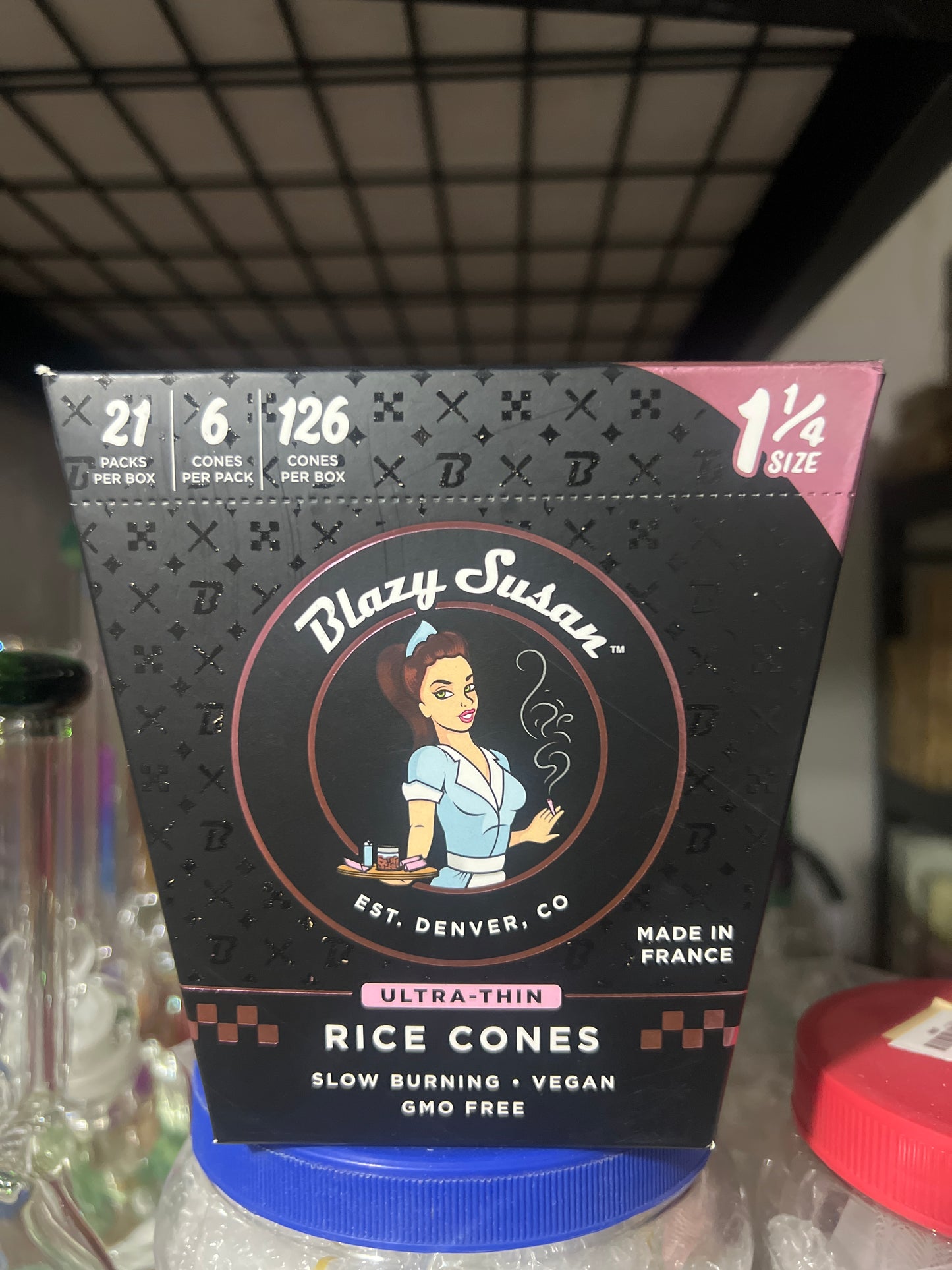 BLAZY SUSAN CONOS DE PAPEL DE ARROZ 11/4 (21 PCS)