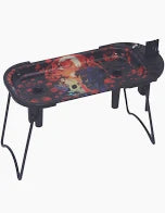 METAL FOLDABLE STAND ROLLING TRAY CONSOLE, TINPLATE ROLLING TRAY CONE