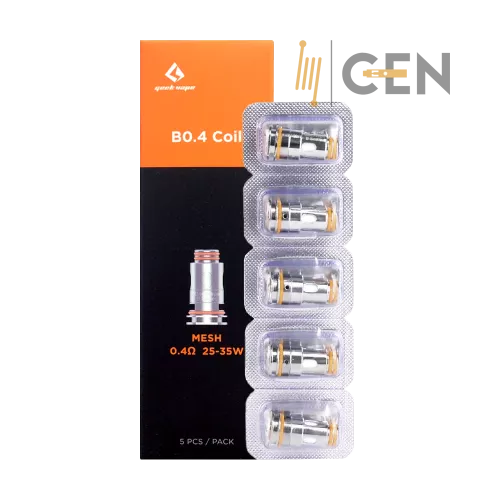 GEEKVAPE - COIL B0.4 OMHS 25-35N WATTS -PAQUETE DE 5 UNIDADES