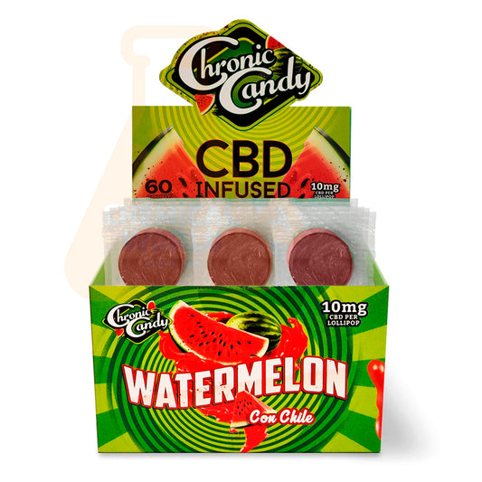 CHRONIC CANDY-CBD LOLLIPOP-FRUIT PUNCH SUGAR FREE