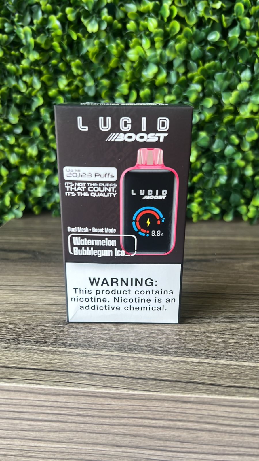 LUCID BOOST WATEMELON BUBBLE GUM ICE