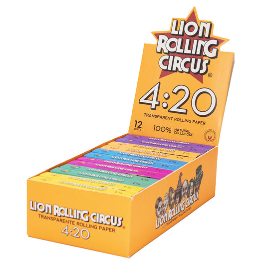 LION ROLLING CIRCUS 4:20 TRANSPARENT ROLLING PAPER