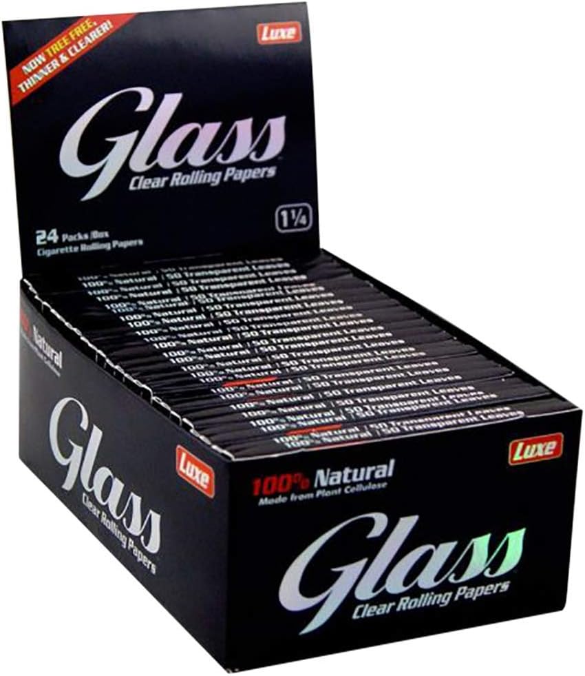 GLASS CLEAR ROLLING PAPER 1 1/4