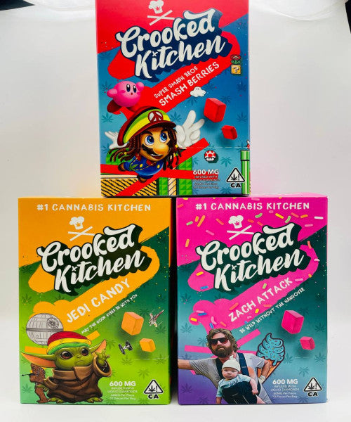 CROOKED KITCHEN GUMMIES 600 MG TODOS LOS SABORES