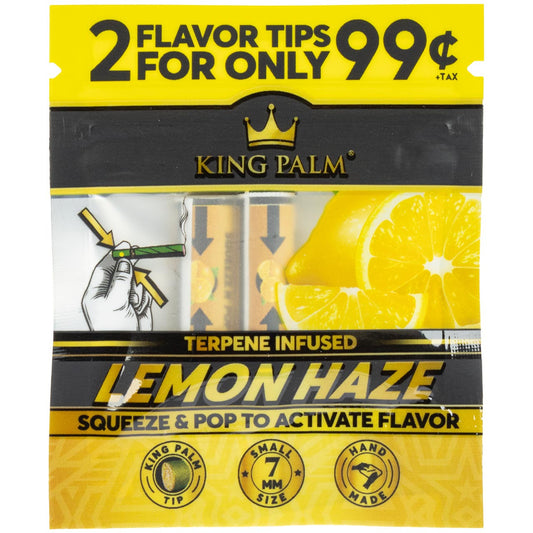 KING PALM FLAVOR TIPS LEMON HAZE