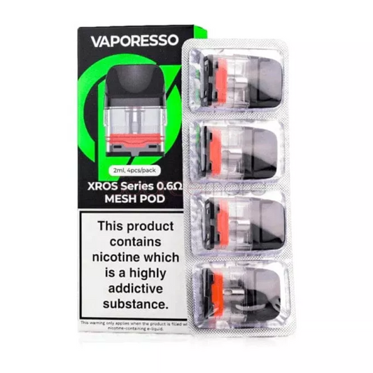 VAPORESSO XROS SERIES POD 2ML -0.6 OMH COIL-647