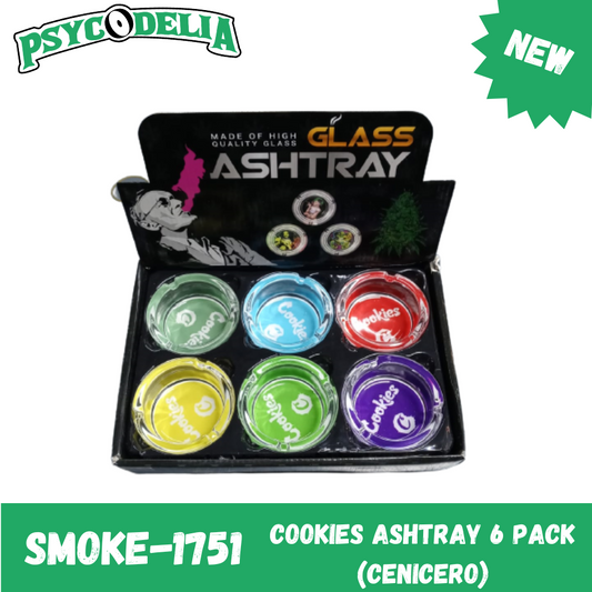 COOKIES ASHTRAY 6 PACK (CENICERO)