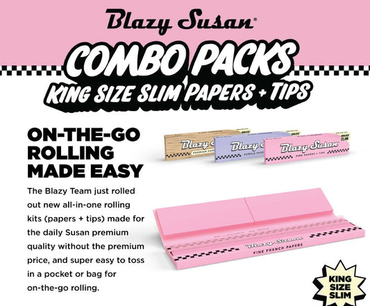 BLAZY SUSAN PINK KING SIZE CON FILTROS  (28 PCS)