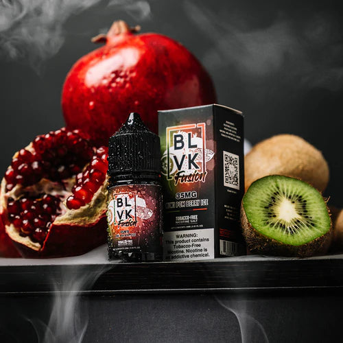 BLVK FUSION-KIWI POMEGRANATE STRAWBERRY ICE-50MG -30ML(SALT NICOTINE)