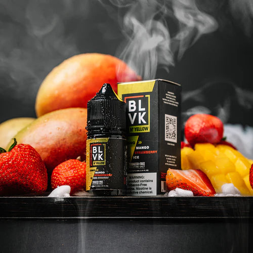 BLVK N YELLOW -MANGO SRAWBERRY ICE-50MG -30ML (SALT NICOTINE)