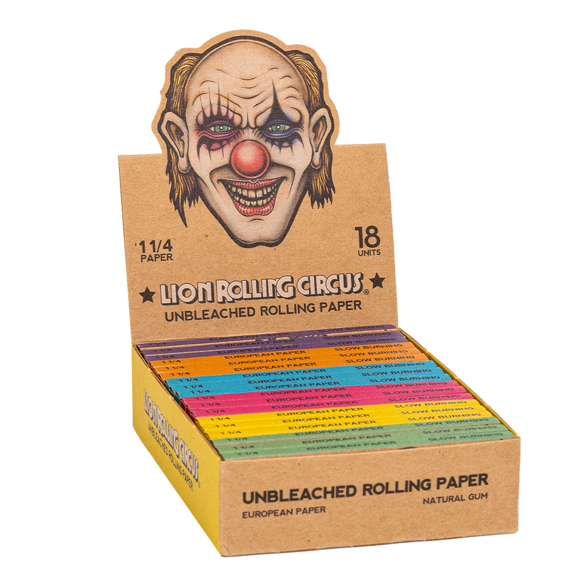 LION ROLLING CIRCUS UNBLEACHED ROLLING PAPERS 11/4