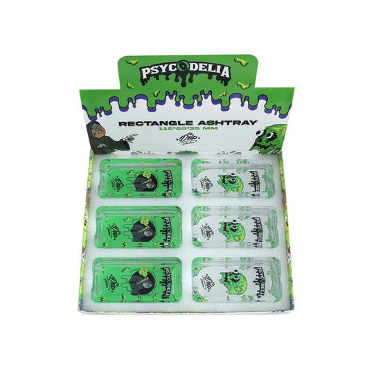 PSYCODELIA RECTANGLE ASHTRAY DRIP COLLECTION PSY-127