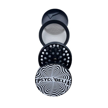 PSYCODELIA GRINDER BLACK SMOKE-1193