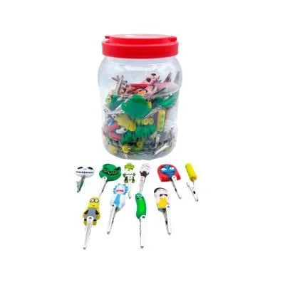 CLIP MATA CHORA JAR MIX(100PCS) SMOKE-1649