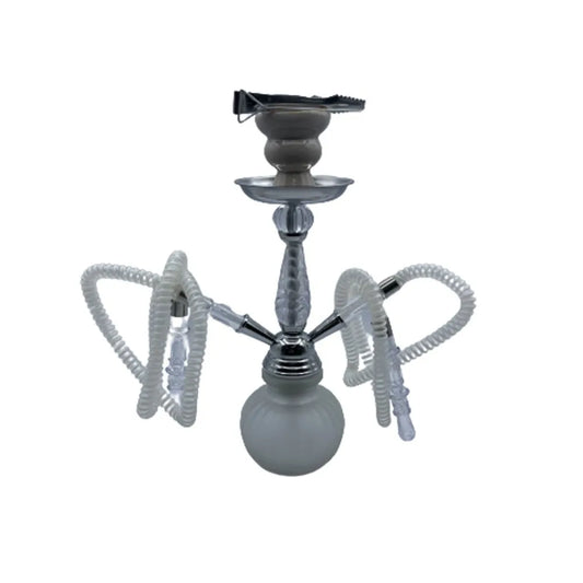 HOOKAH 12IN (US4014-2H) 2 MANGUERAS – WITHE SMOKE-2189