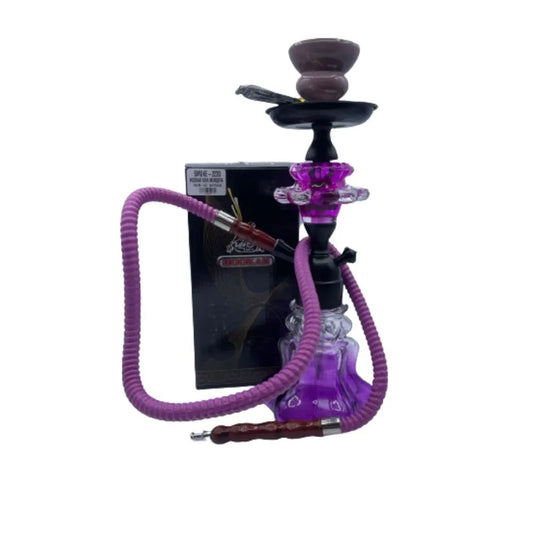 HOOKAH UNA MANGUERA 35CM-ALTO SMOKE-2220