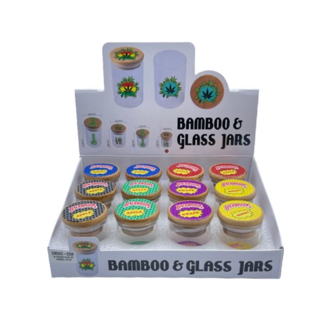 BAMBOO & GLASS JARS SMOKE-2250