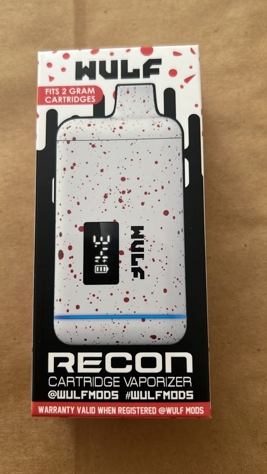 WULF RECON BLANCO CON PUNTOS ROJOS