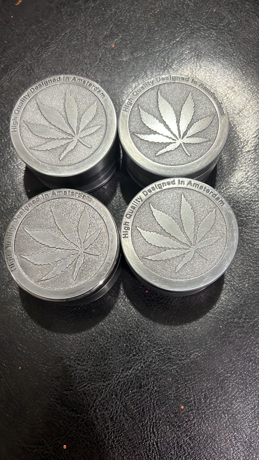 METAL GRINDER WEED LEAF JT