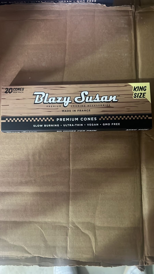 BLAZY SUSAN CAJA CON 20 CONOS SIN BLANQUEAR KING SIZE (12 PCS)