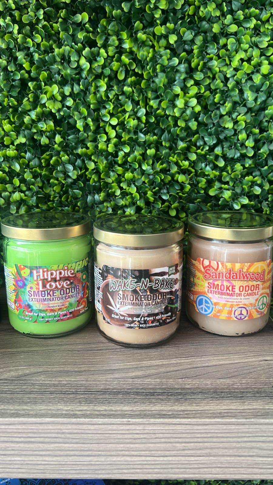 SMOKE ODOR CANDLE TODOS LOS AROMAS