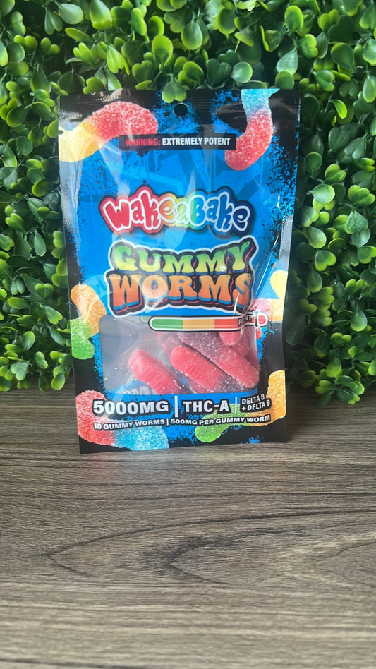WAKEABAKE GUMMY WORMS