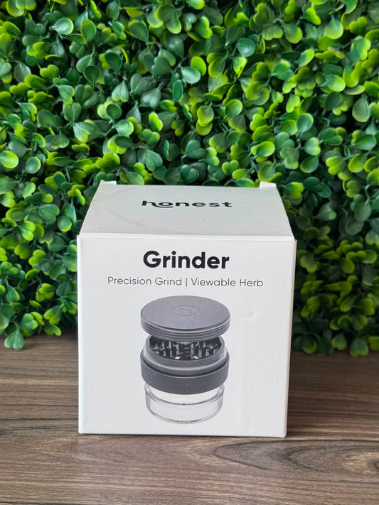 HONEST  GRINDER PRESICION GRIND/ VIEWABLE HERB