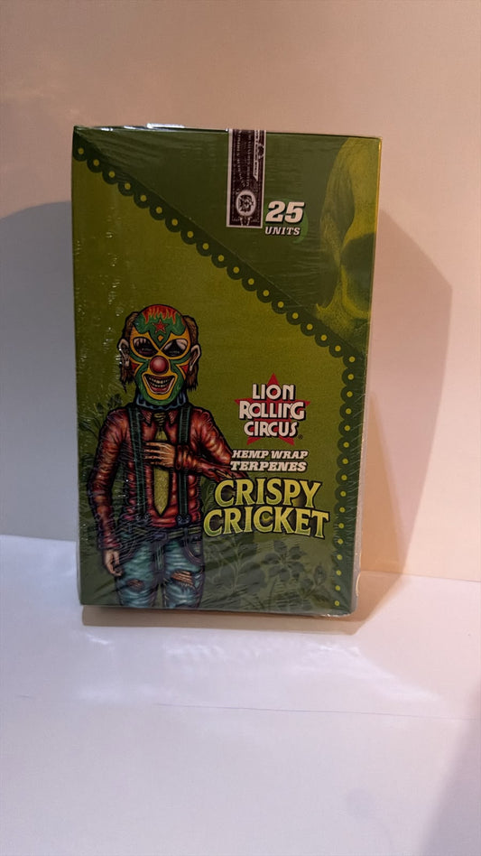 LION ROLLLING CIRCUS HEMP WRAPS TERPENES CRISPY CRICKET