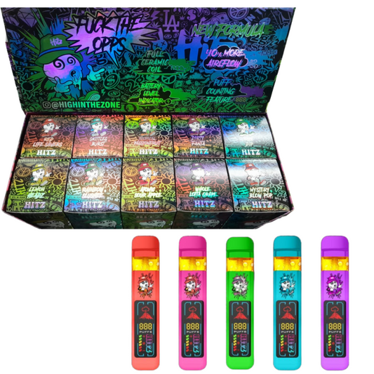 HITZ - LIVE RESIN X LIQUID DIAMOND DISPOSABLE 2G - 100PC - SABOR MIXTO DELTA-289