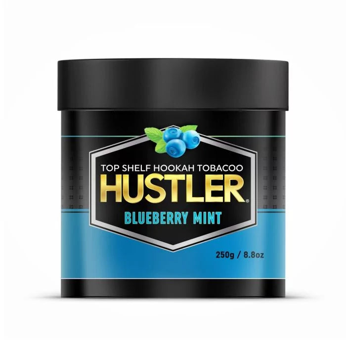 HUSTLER TOP SHELF HOOKA TABACO BLUEBERRY MINT 250 MG