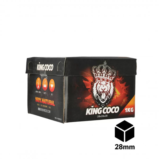 COCO KING PREMIUM COCONUT HOOKAH CHARCOAL (27 PCS)