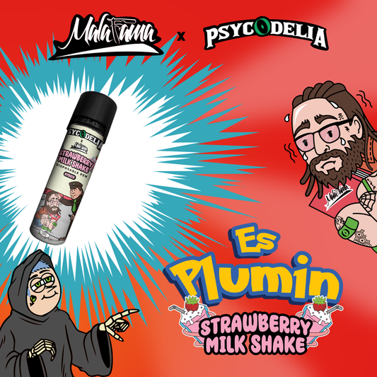 PSYCODELIA X MALA FAMA DISPOSABLE - LIQUID DIAMONDS 2G - STRAWBERRY MILSHAKE HYBRID - 5/PACK