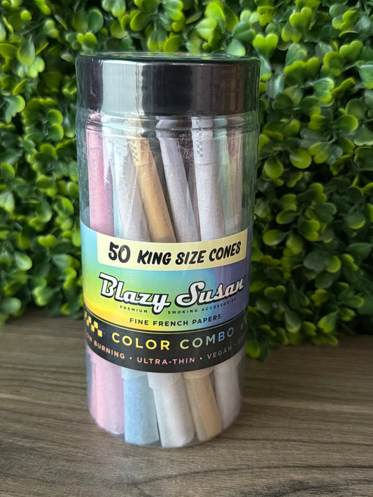 BLAZY SUSAN RAINBOW CONES KKS 50 PCS