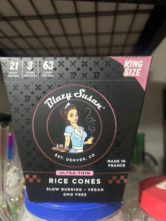 BLAZY SUSAN CONOS DE PAPEL DE ARROZ KS (21 PCS)